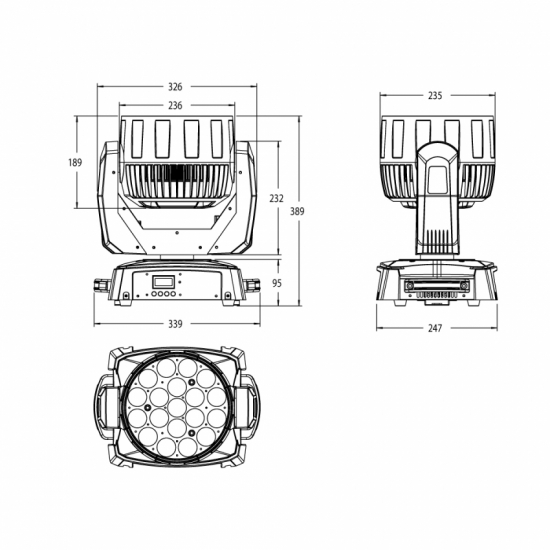 INVOLIGHT LEDMH1915W