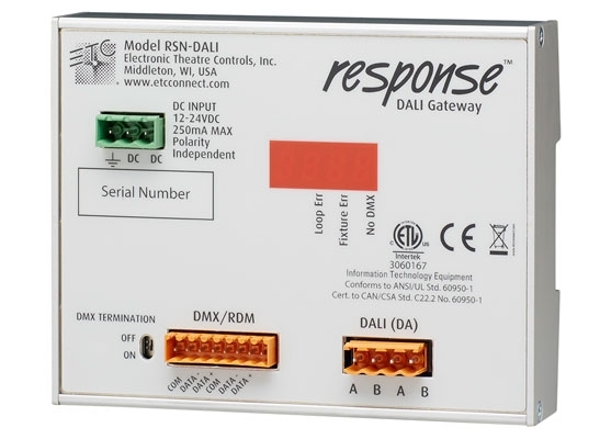 ETC Response DALI Gateway, DIN-rail mount