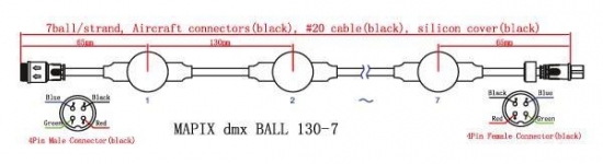 STAGE4 MAPIX dmx BALL 130-7