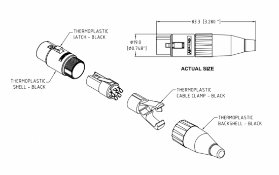 AMPHENOL AC3FCP