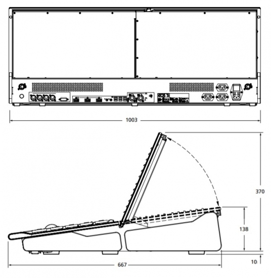 ETC Eos Titanium Control Desk, 4 096